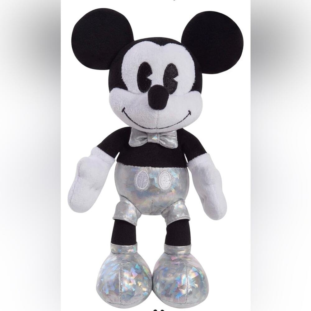 NWT Disney100 Mickey Mouse Plush Toy 32 inches - Black and Silver